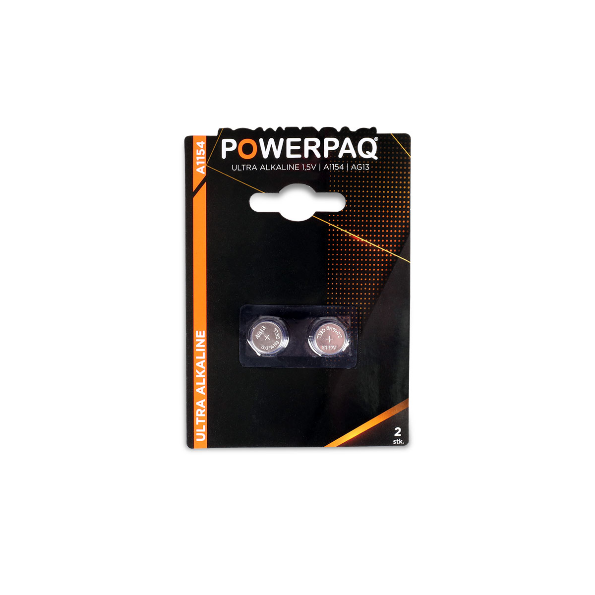 Batterier | Ultra alkaline LR44 | PowerPaq
