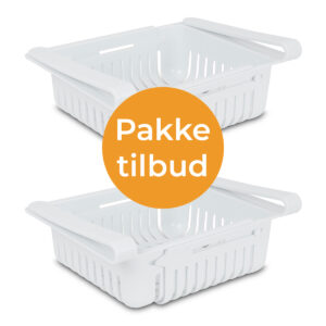 Justerbar køleskabsskuffe BUNDLE