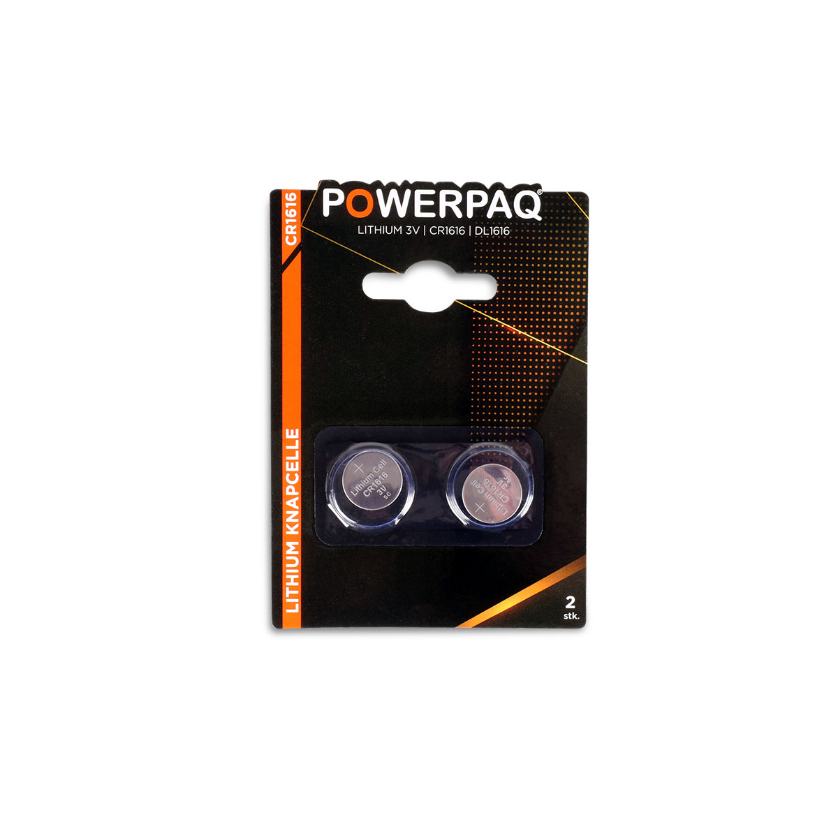 Batterier | Lithium CR1616 | PowerPaq