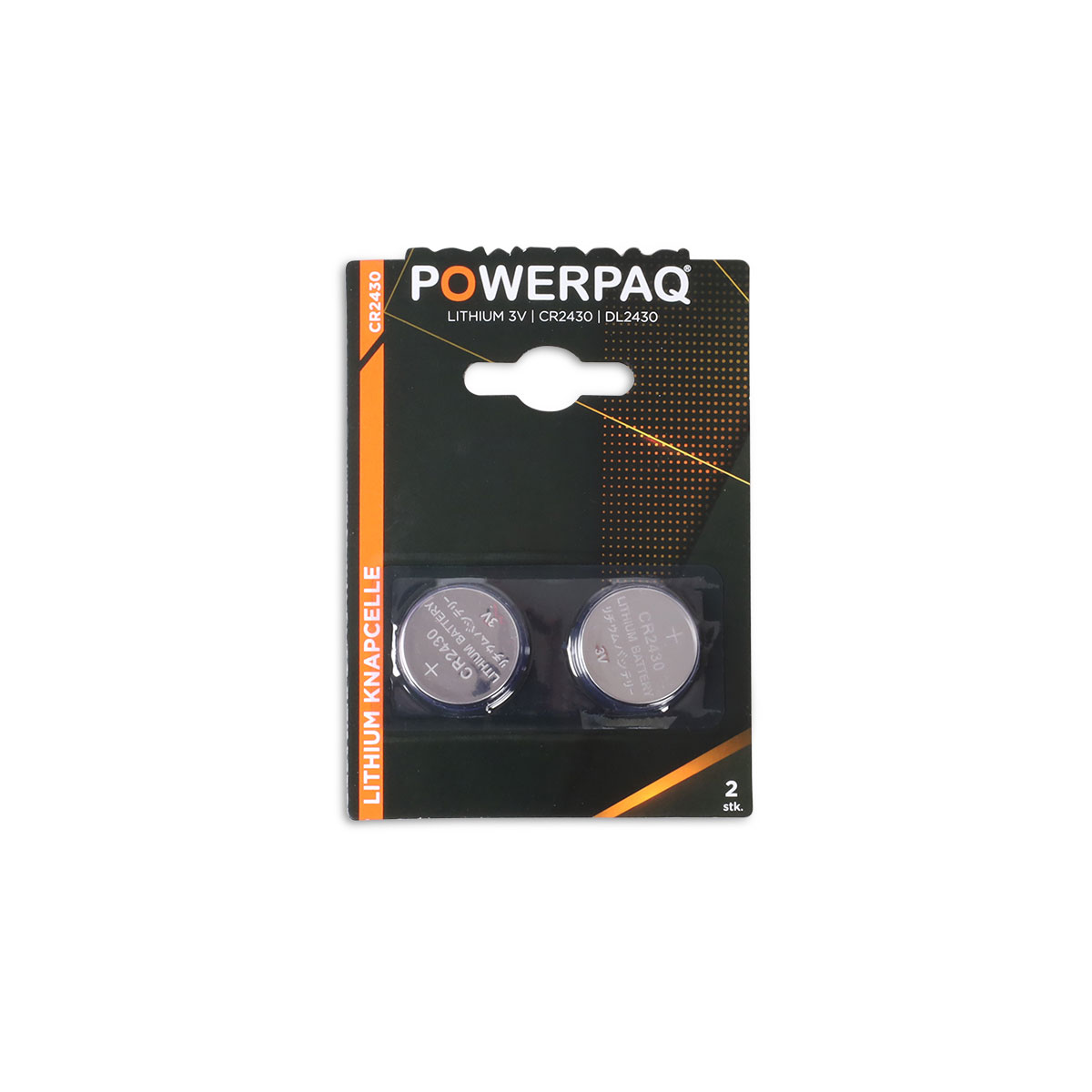 Batterier | Lithium CR2430 | PowerPaq