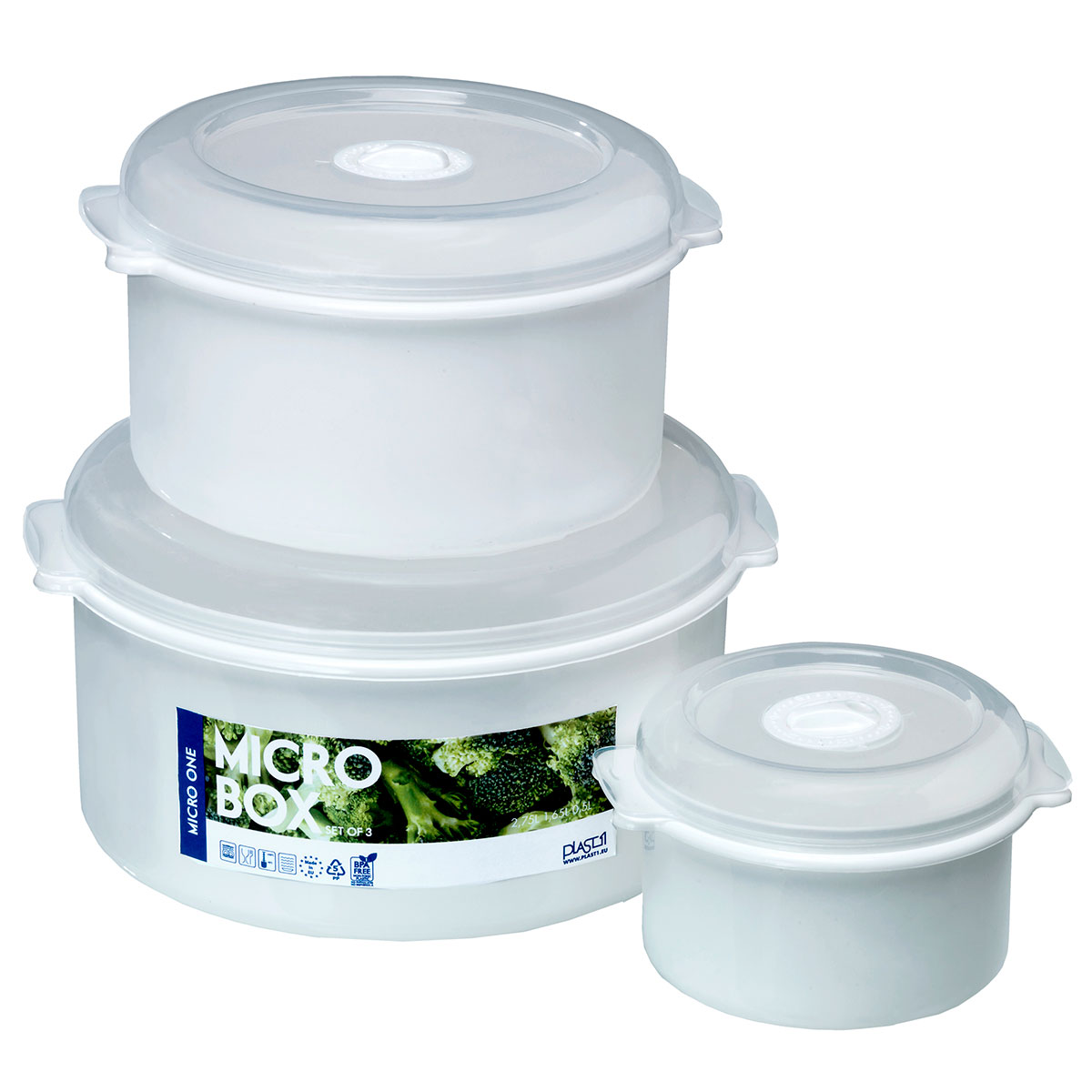 Billede af Microbox | Sæt med 3 stk. | Plast1