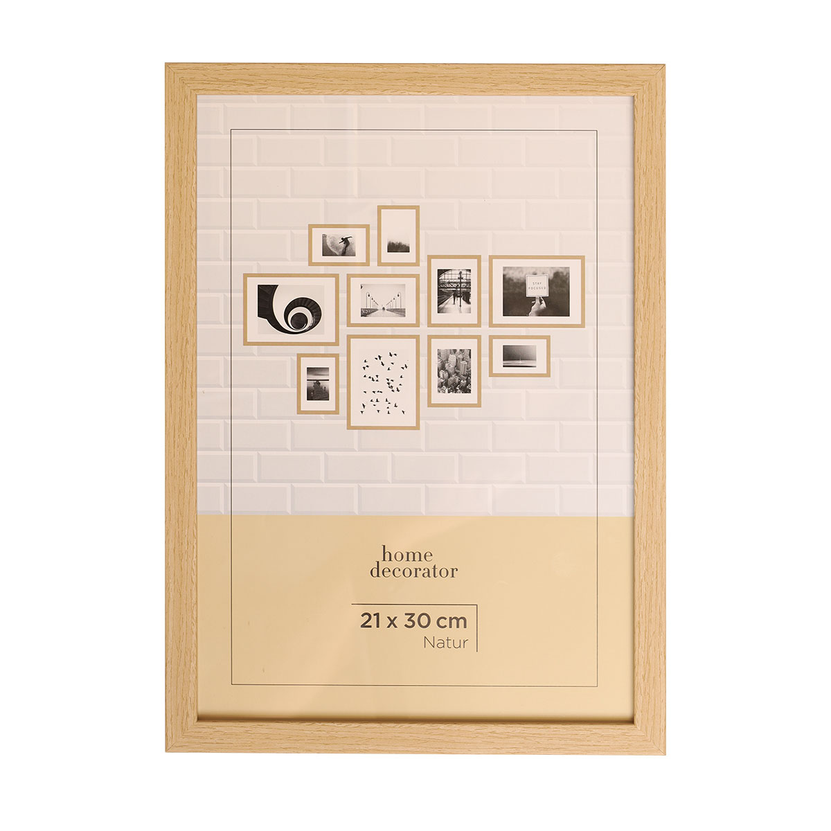 Billede af Billedramme, natur | 21x30 cm | Home Decorator