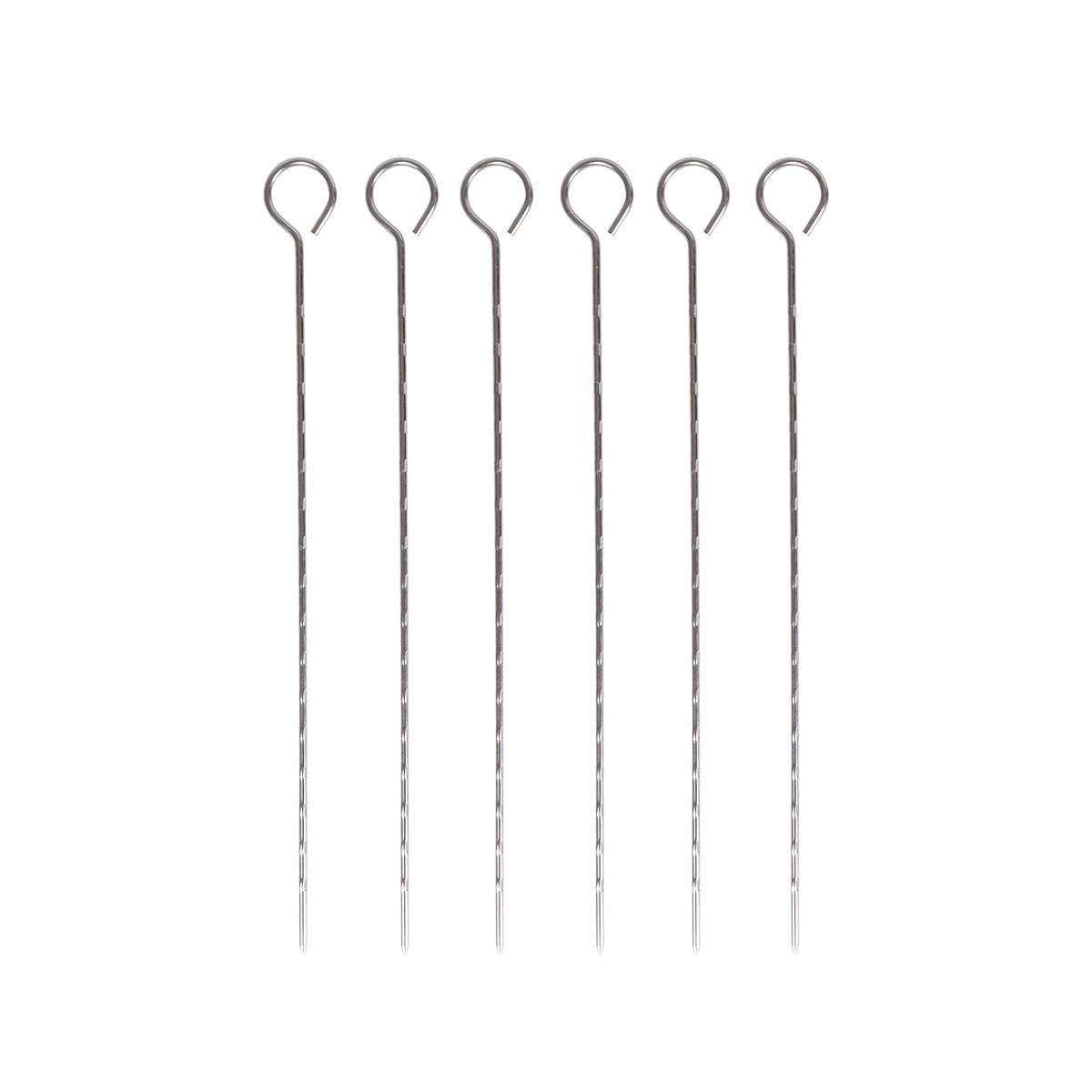 Billede af Madspyd i stål | 6 stk. | 20 cm