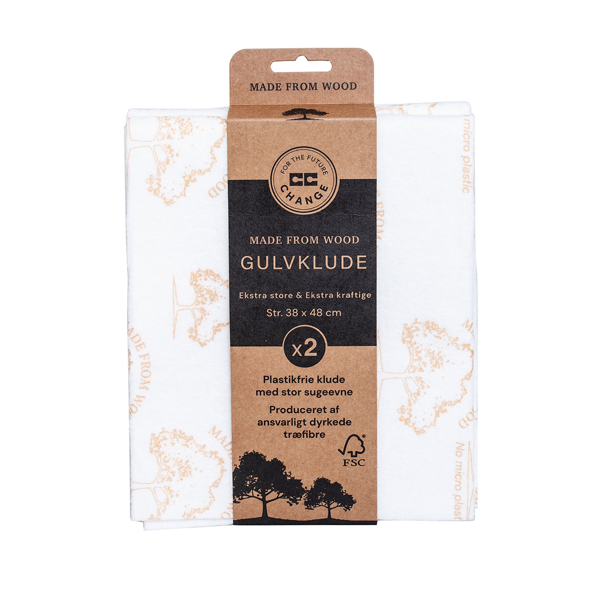 Billede af Gulvklud, plastfri | 2 stk. | CC Hansen