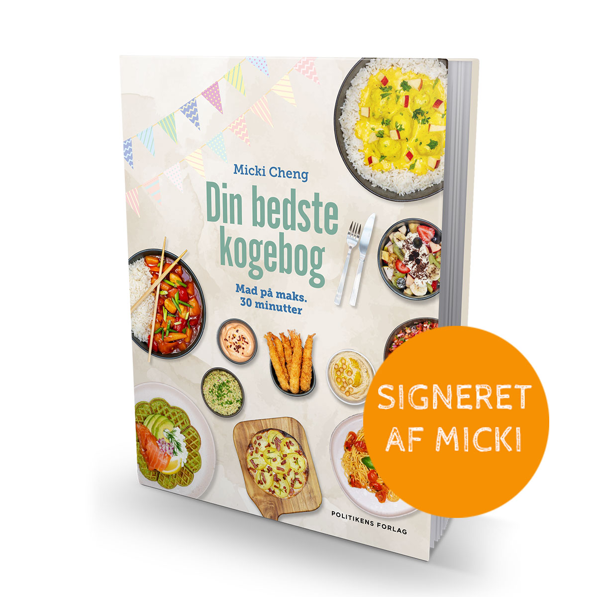 Billede af Micki Cheng - Din Bedste Kogebog - signeret af Micki