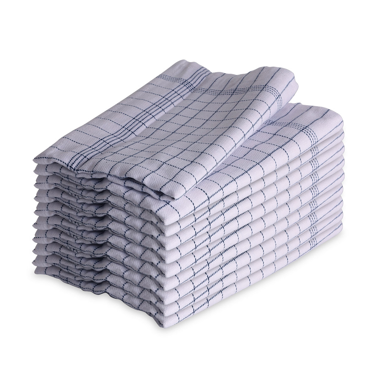 Billede af Kokkeviskestykker | 10 stk. | 50Ã100 cm | Hvid/blå | Royal Series